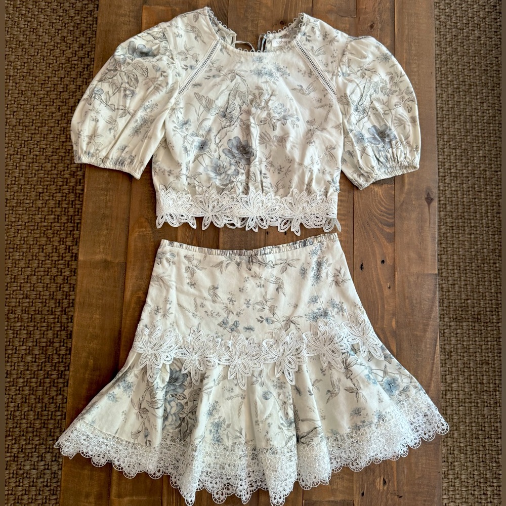 V. Chapman Matching Skirt Set